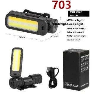LED Rechargeable Headlamp High Bright Head Lamp With 6 Modes Headlight Waterproof Head Flashlight Camping Light