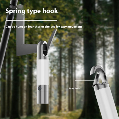 High Bright LED Flashlight Rechargeable Telescopic Portable Lamp Outdoor Camping COB Side Light with 3 Color Lens and Magnetic