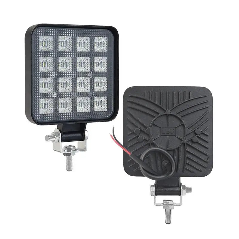 New 4Inch Square 64LED Driving Floodlight Waterproof LP68 Work Led Headlights Flood Flash Working Lights for Tractors