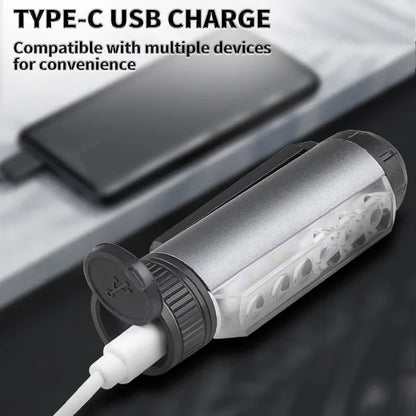 Newest LED Headlight Small Flashlight with Magnet USB Charging Multi-function Pen Light Cap Clip Light Portable Lighting Hot