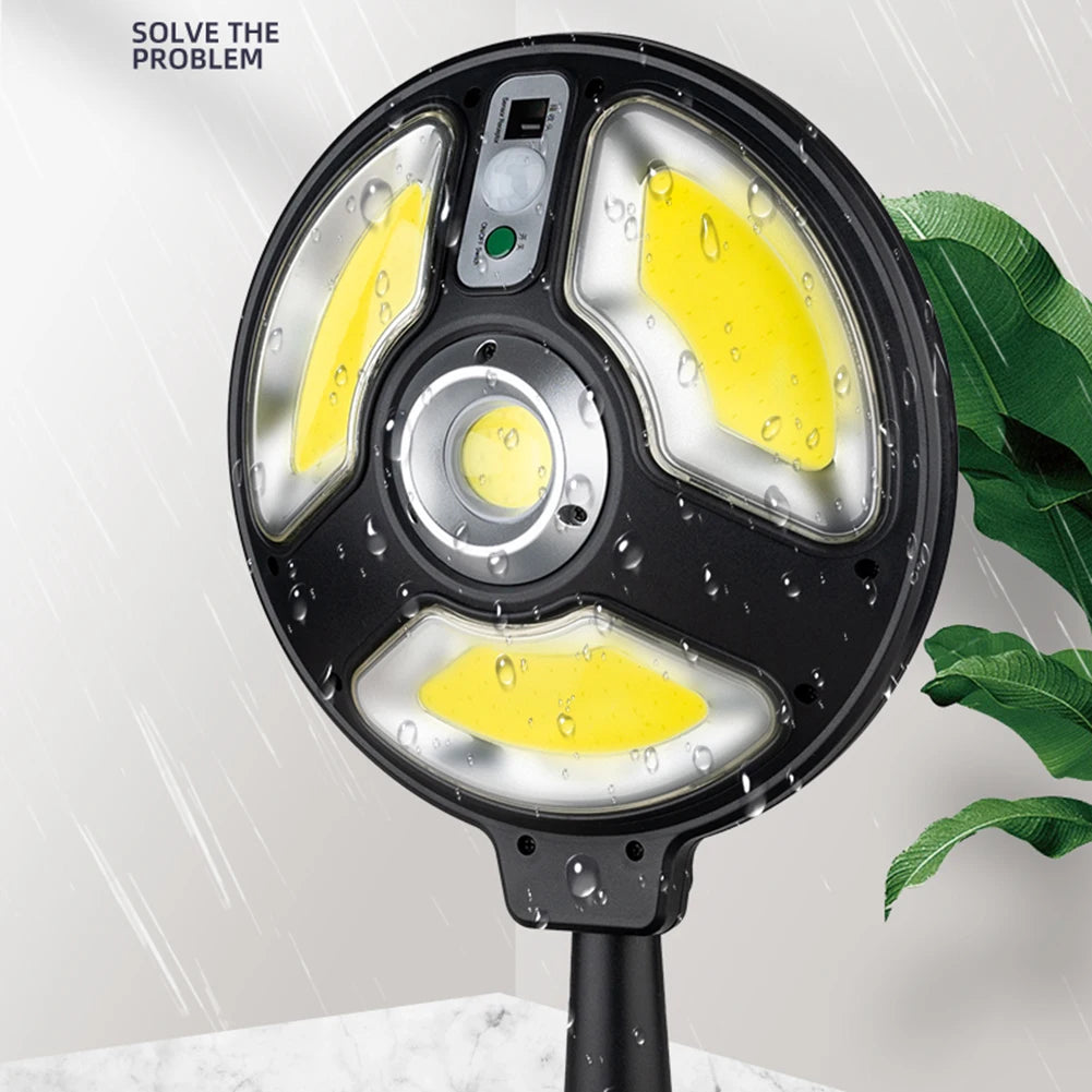 Sunlight COB LED Solar Light Outdoor Solar Lamp With Motion Sensor Solar Powered Waterproof Lights For Garden Courtyard Garage