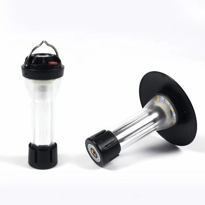 2-in-1 Portable Foldable Camping Lamp Stand Lantern Hanger Table Rack for Outdoor Activities HW777