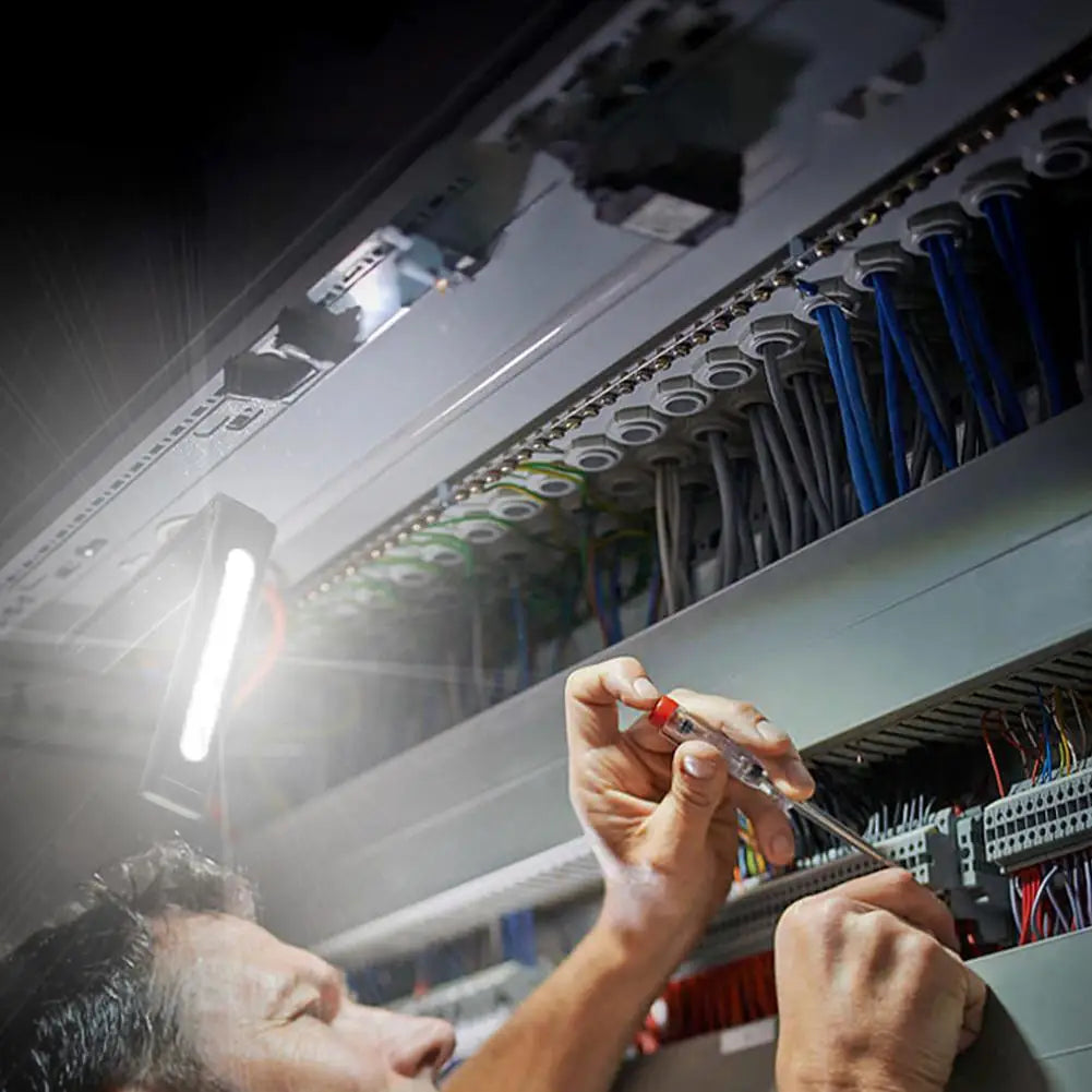 COB LED Flashlight Portable Emergency Work Light Lantern USB Rechargeable Waterproof Repair Camping Torch Lamp