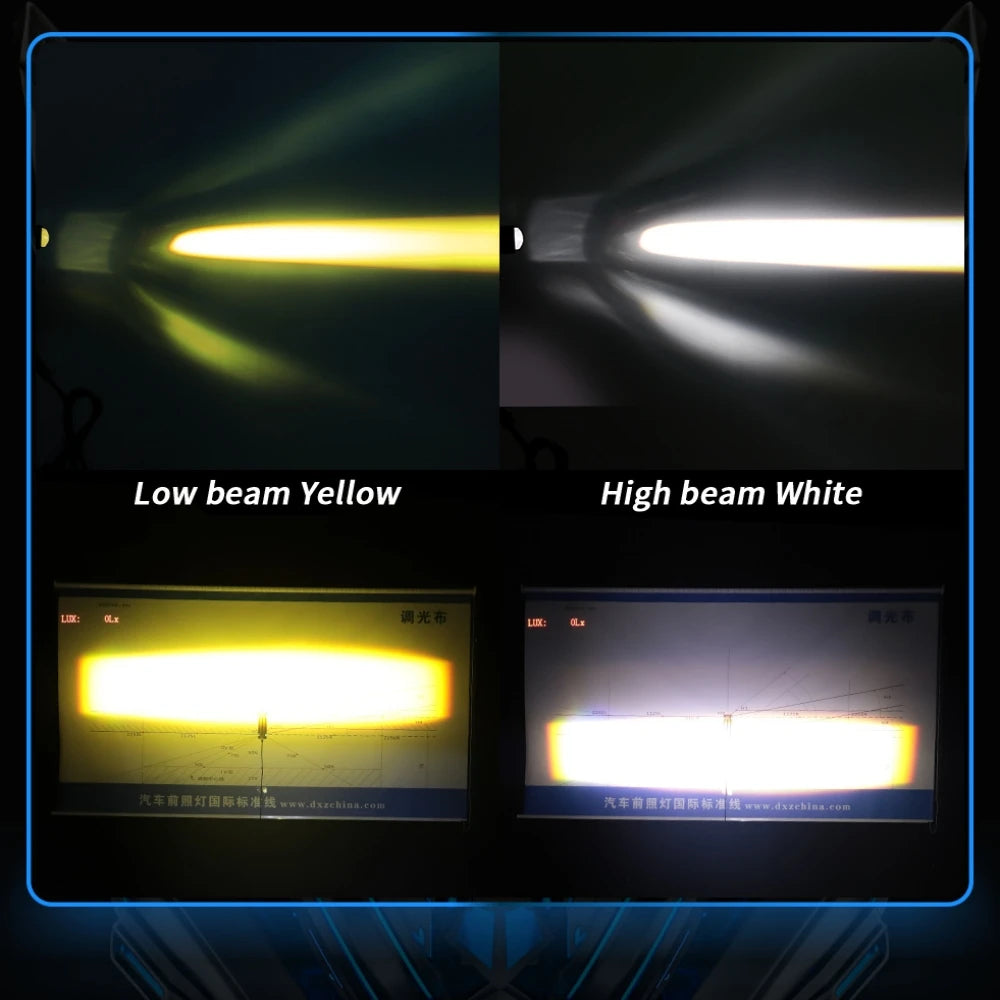 Motorcycle Waterproof LED Light Led Spotlights Vehicles Auxiliary Headlights Universal Front Scout Explorers Fog Spotlights