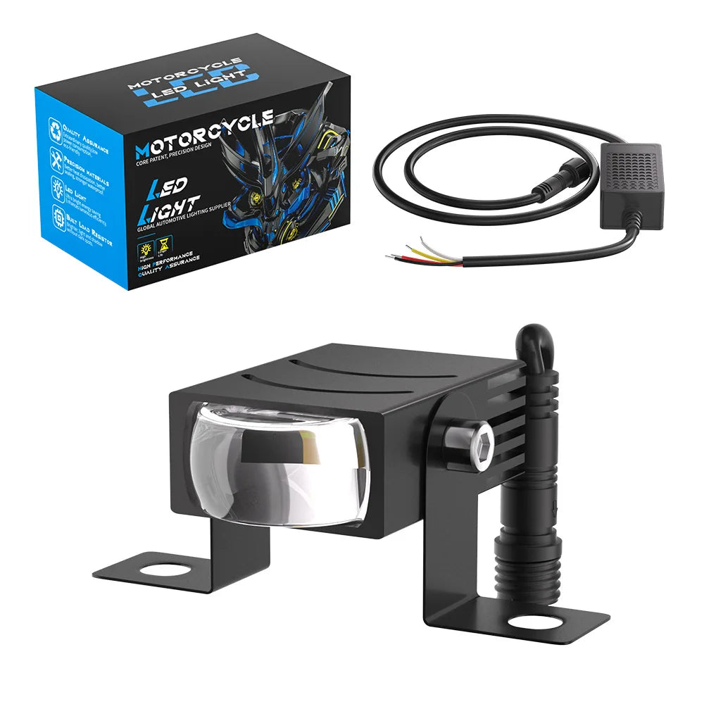 Motorcycle Waterproof LED Light Led Spotlights Vehicles Auxiliary Headlights Universal Front Scout Explorers Fog Spotlights