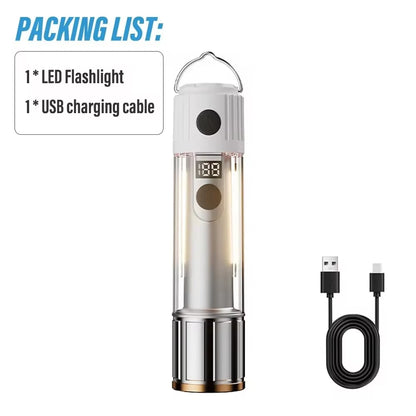 Three Light Sources with Built-in Battery Outdoor Camping Light Type-c Charging Magnet Retro Camping Light H1