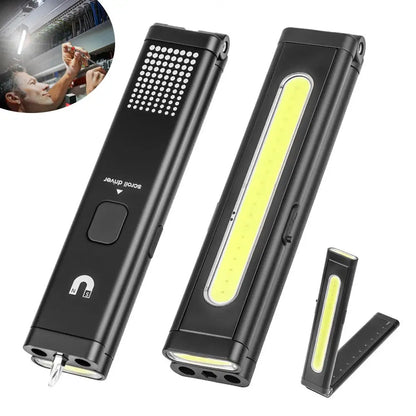COB LED Flashlight Portable Emergency Work Light Lantern USB Rechargeable Waterproof Repair Camping Torch Lamp