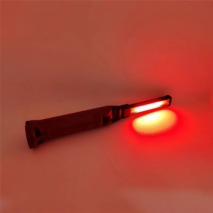 USB Rechargeable Foldable Work Light 180° Folding Flashlight With Hanging Hook For Camping Emergency Repair Spotlights