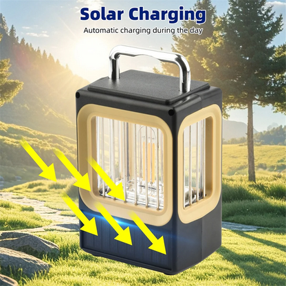 Outdoor Solar LED Light Lamp USB Rechargeable LED Solar Camping Light Portable Lanterns