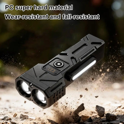 Flashlight set Innovative Multi-functional Portable LED Flashlight with Magnetic Torch, Perfect for Hiking Camping Adventures