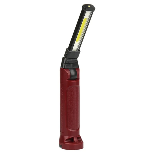 USB Rechargeable Foldable Work Light 180° Folding Flashlight With Hanging Hook For Camping Emergency Repair Spotlights