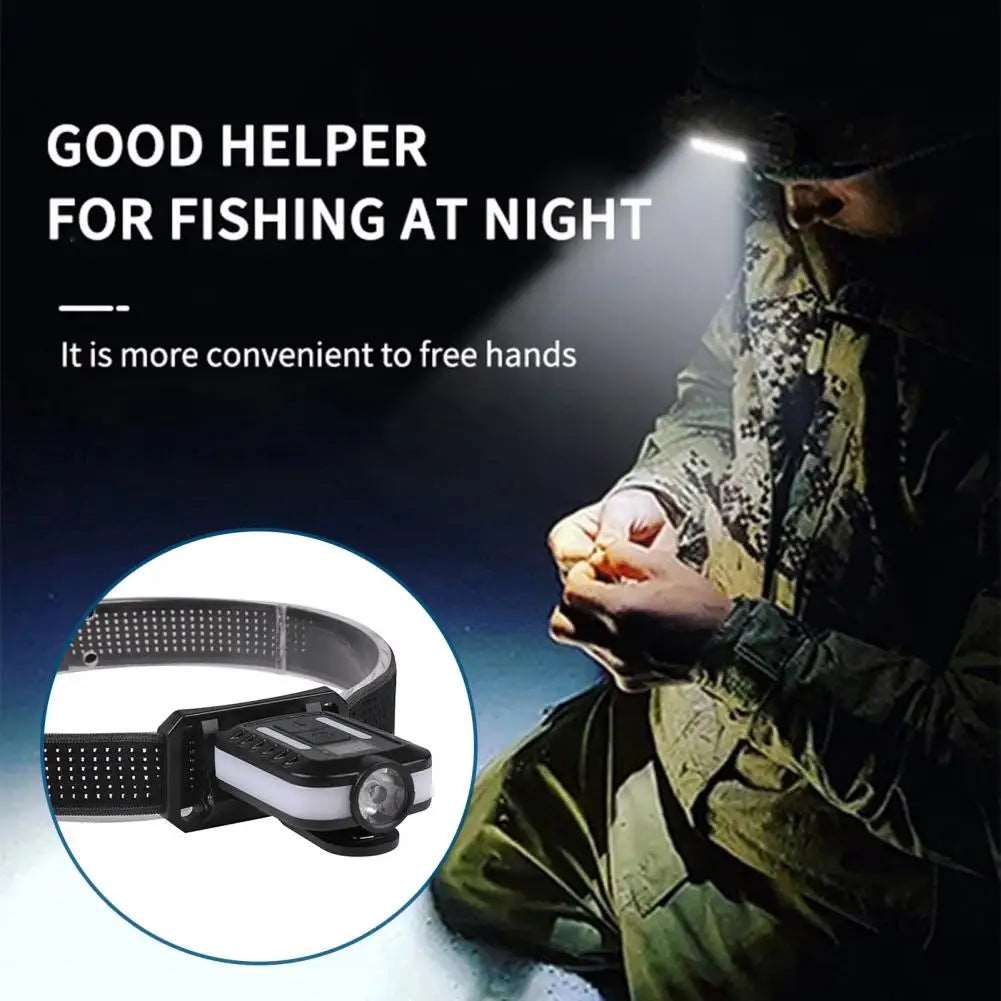 Clip-on Hat Light Ultralight Led Cap Light with Digital Power Display for Camping Super Bright Waterproof Clip-on Hat Lamp