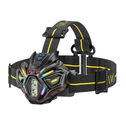 Motion Sensor Headlamp USB Type C Fast Charging 16modes Powerful Headlamp Torch Battery For Outdoor Camping