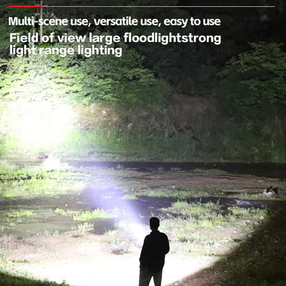 High Power LED Flashlight 30W Strong Light Lantern USB Rechargeable Torch Waterproof Outdoor Super Bright Lamp Self Defense
