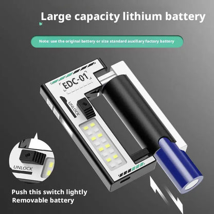 LED Ultra Bright Flashlight Waterproof Dustproof High Brightness Work Light with Ultra Long Endurance Lighting