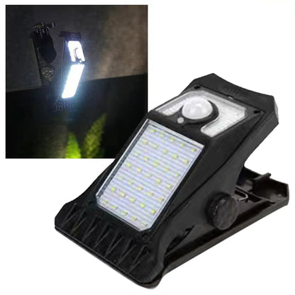 Garden Light Clip Type Solar Lamps DC5.5V Outdoor Road Motion Sensor Waterproof Lighting USB Rechargeable warm light/cool light