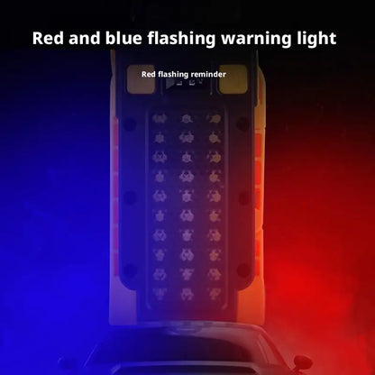 Multi-Purpose Outdoor Flashlight with Magnetic Emergency Lighting Purple Light Detection Work Light for Maintenance