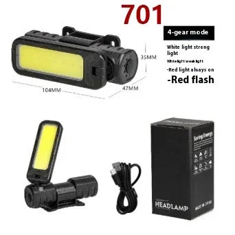 LED Rechargeable Headlamp High Bright Head Lamp With 6 Modes Headlight Waterproof Head Flashlight Camping Light