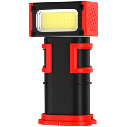 Mini LED COB Rotating Adjustable Work Light with Magnetic Base Portable Charging Flashlight Multifunctional Illumination Tool