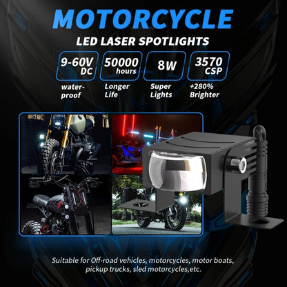 Motorcycle Waterproof LED Light Led Spotlights Vehicles Auxiliary Headlights Universal Front Scout Explorers Fog Spotlights