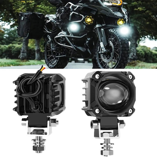 Auxiliary Lights LED Spot Driving Fog Lights for R1200GS F800GS K1600 Universal Motorcycle 40W 6000K Fog Lamps