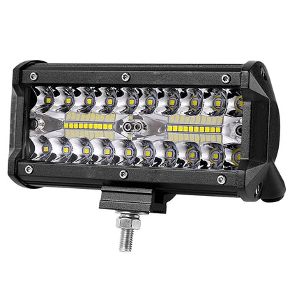 7 Inch 120W Combo Led Light Bars Spot Flood Beam for Work Driving Offroad Boat Car Tractor Truck 4x4 SUV ATV 9-30V