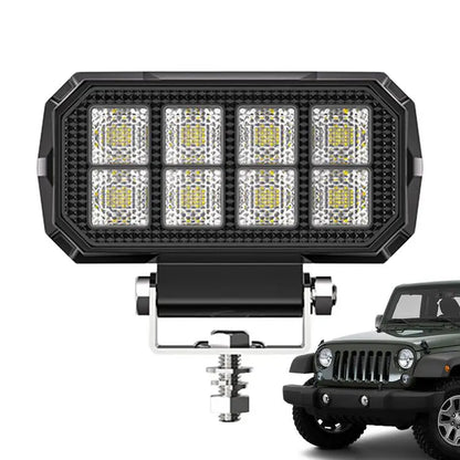 Spotlights Outdoor Waterproof 3.5 Inch Square LED Spotlights Shockproof Offroad Lighting Automotive Supplies For Truck Boat