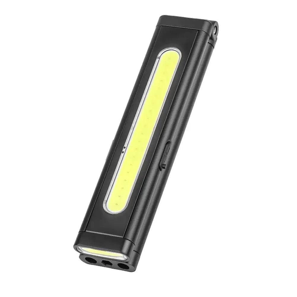 COB LED Flashlight Portable Emergency Work Light Lantern USB Rechargeable Waterproof Repair Camping Torch Lamp