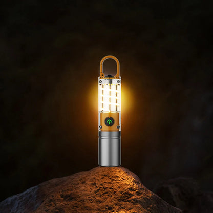 30W XHP50 LED Tungsten Filament Flashlight Detachable Spotlight Cove Atmosphere Light Telescopic Zoom 5 Modes Flashlight