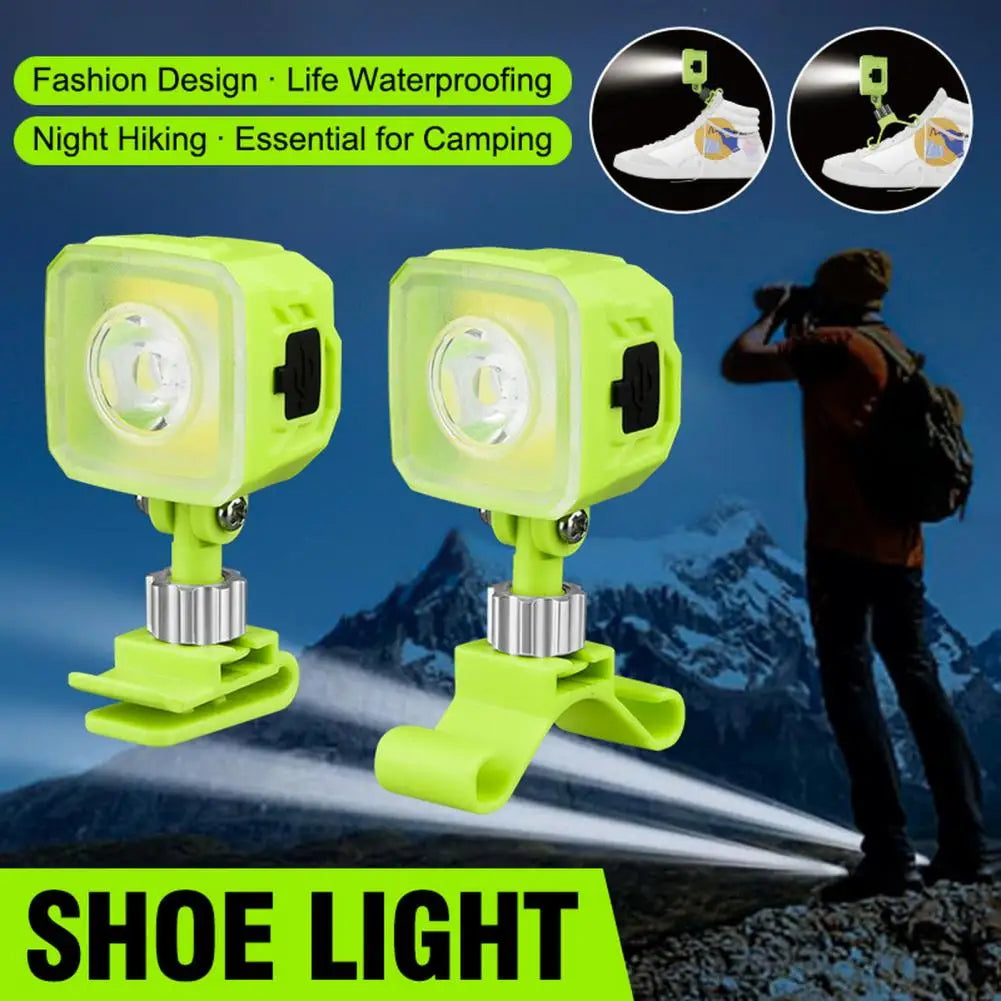 Lightweight Shoe Light Super Bright Shoe Lights for Outdoor Activities Waterproof Headlights for Camping Running Hiking for Adults