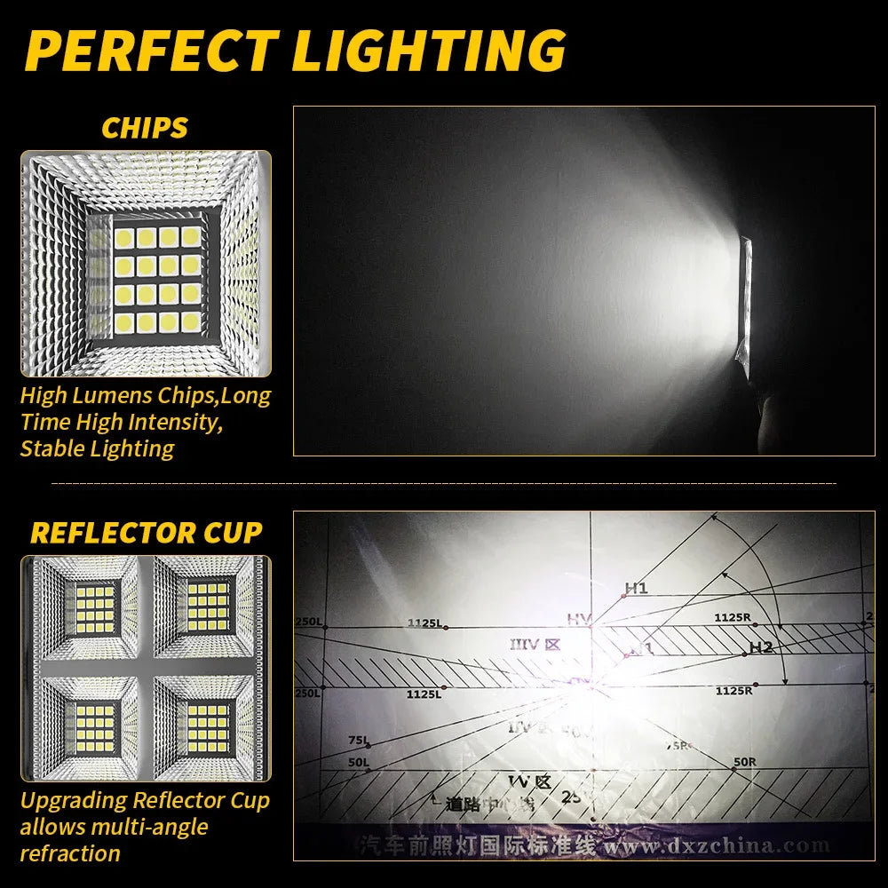 Car led working light 4-inch floodlight excavator light engineering lights Drill locomotive retrofitted reversing lights