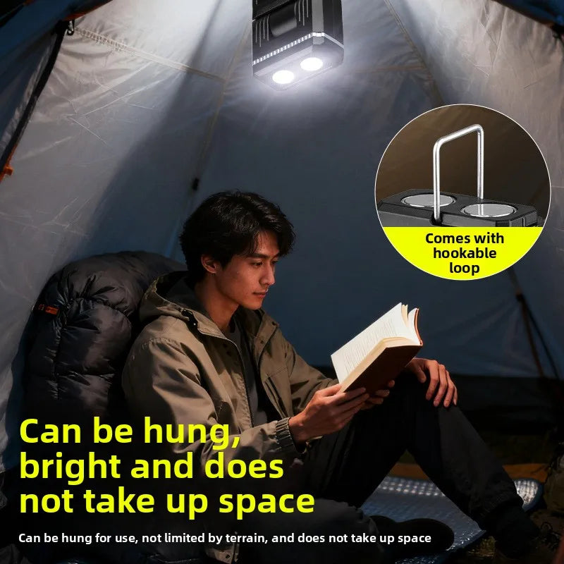 Outdoor Multi-Form Transformable Charging LED Light 180° Rotatable Stretchable Handheld Tent Magnetic Work Illumination