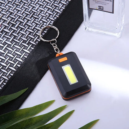 Portable Mini LED Keychain Key Chain Keyring Torch Light Lamp with Carabiner for Camping Hiking Fishing Keychain 313
