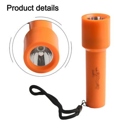 Diving Flashlight IPX8 Waterproof Dive Light LED 1200 Lumens Diving Flashlight Torch with Wrist Bands for Leisure Activities