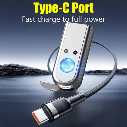 LED Lightweight Headlamp USB Rechargeable Portable Ear Headlamp Magnetic Headtorch for Night Running Fishing and Cycling