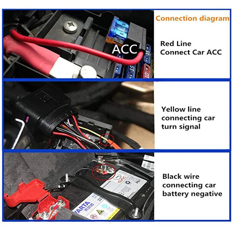 12V LED DRL Car Daytime Running Light Flexible Waterproof Strip Auto Headlights White Turn Signal Yellow Brake Flow Lights