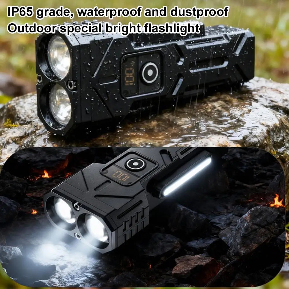 Flashlight set Innovative Multi-functional Portable LED Flashlight with Magnetic Torch, Perfect for Hiking Camping Adventures