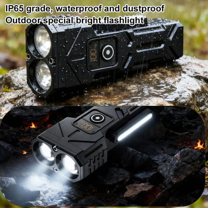 Flashlight set Innovative Multi-functional Portable LED Flashlight with Magnetic Torch, Perfect for Hiking Camping Adventures