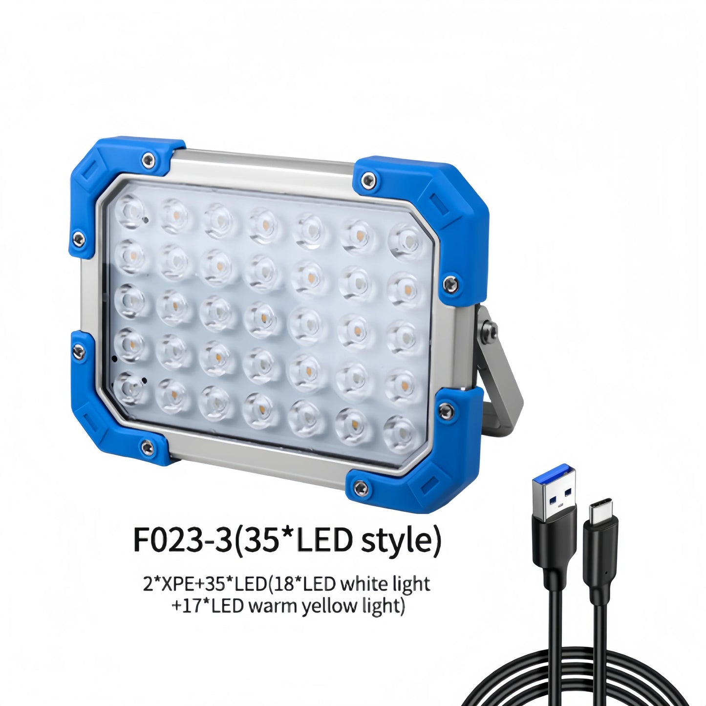 Super Bright LED Outdoor Multifunctional Portable Work Light Long Battery Life Camping Light Outdoor Camping Emergency Work Lamp