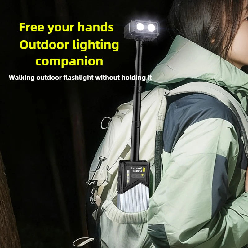 Outdoor Multi-Form Transformable Charging LED Light 180° Rotatable Stretchable Handheld Tent Magnetic Work Illumination
