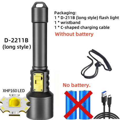 Upgrade Diving Flashlight Powerful Profession Underwater Lantern Rechargeable Dive Torch IP8 Waterproof Scuba Lamp