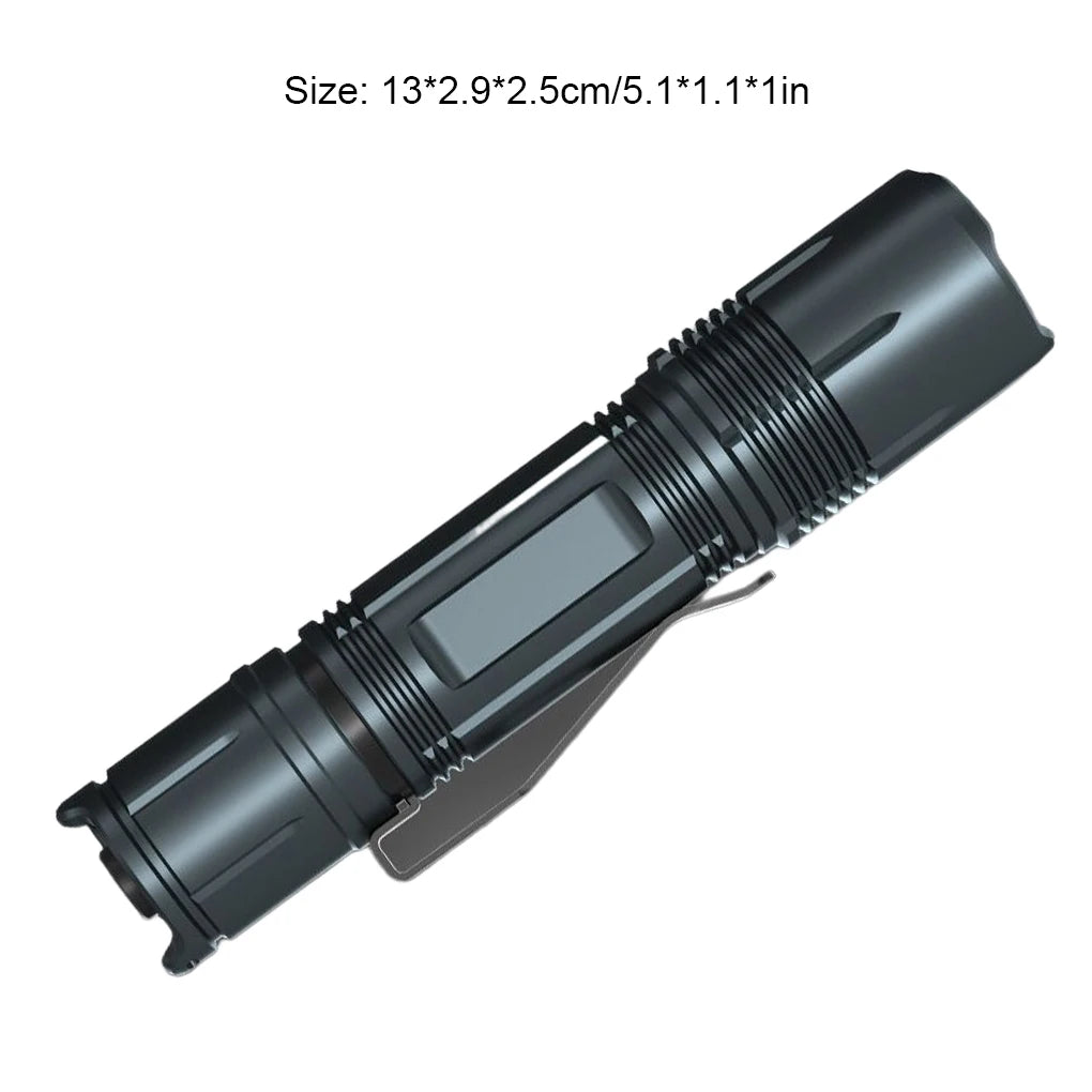 Flashlight Torch Lamps Illumination XHP50 Brightness Rechargeable Lantern Tactical Night Mountaineering