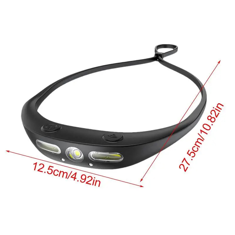 Silicone Sensor Headlamp Motion Sensor Headlamp Flashlight Waterproof USB Head Flashlight Long Standby Headlight For Camping