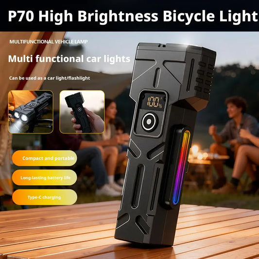 Flashlight set Innovative Multi-functional Portable LED Flashlight with Magnetic Torch, Perfect for Hiking Camping Adventures
