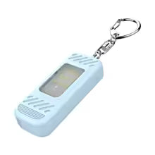 Self-Defense LED Flashlight High Decibel Alarm SOS Positioning Fluorescence Detection Emergency Contact Camping Arc Flashlight HS X116